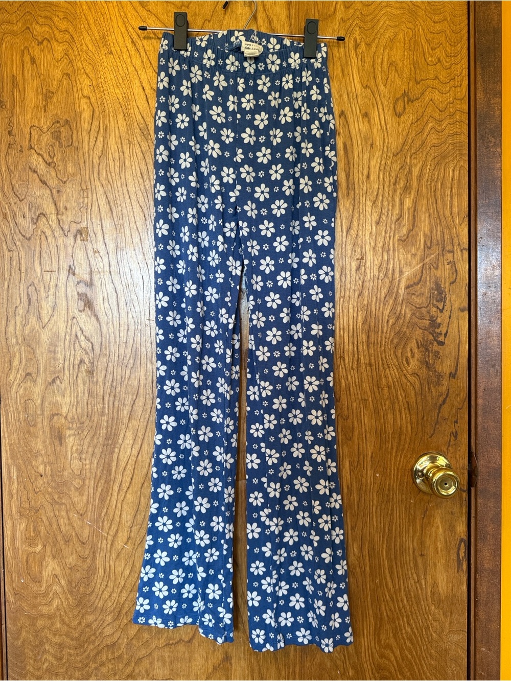 Billabong Blue Floral Wide-Leg Pants